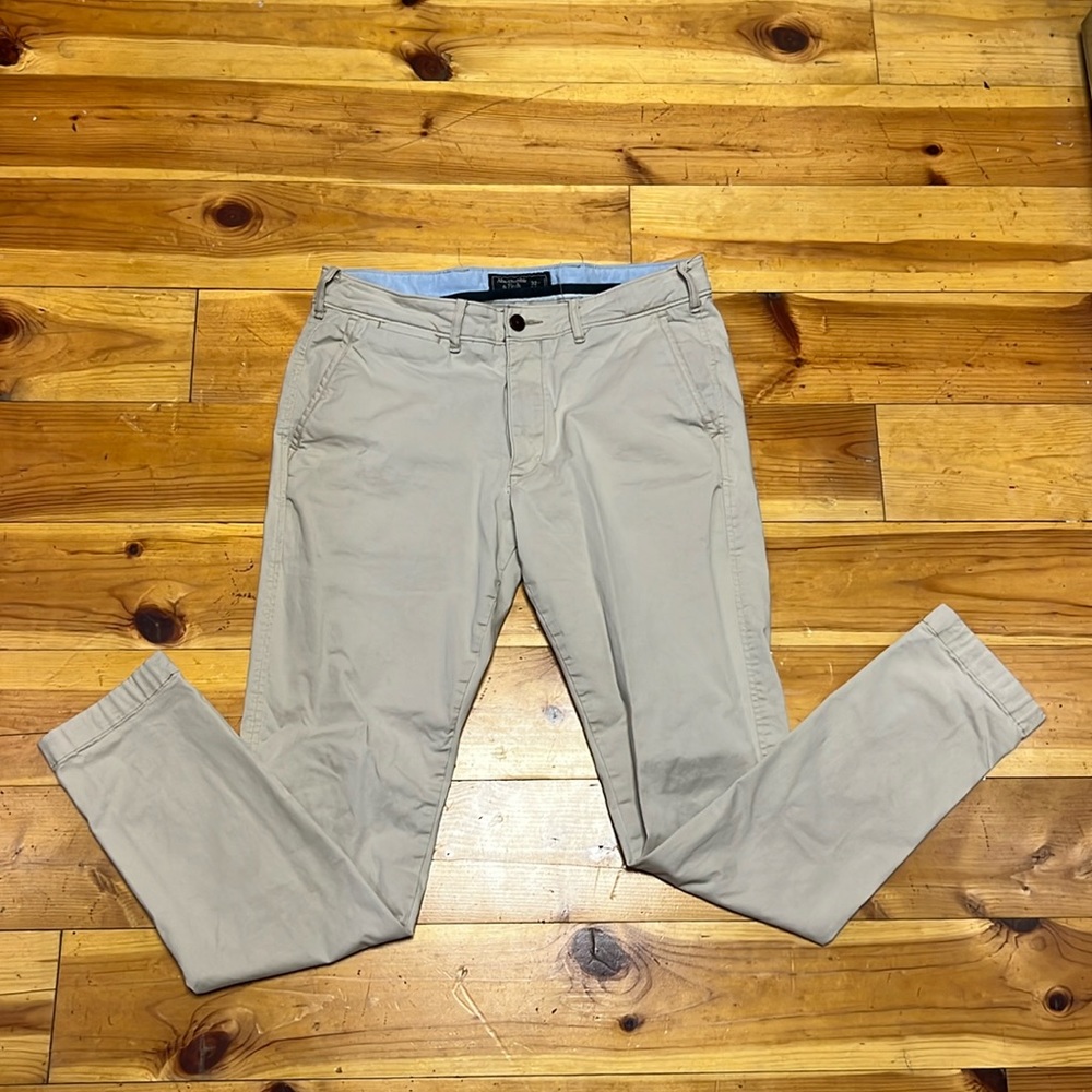 Tan Abercrombie Chinos Super Skinny